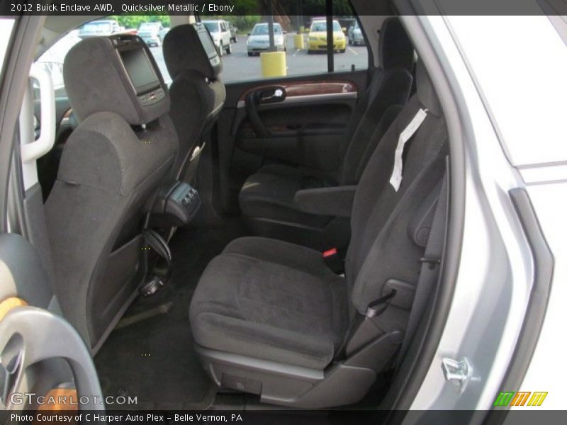 Rear Seat of 2012 Enclave AWD