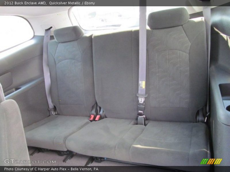 Rear Seat of 2012 Enclave AWD