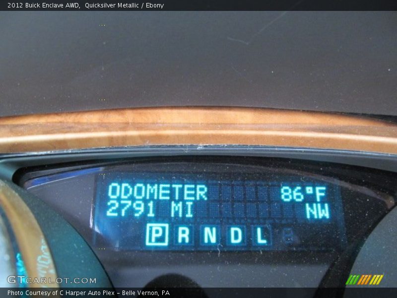 Quicksilver Metallic / Ebony 2012 Buick Enclave AWD