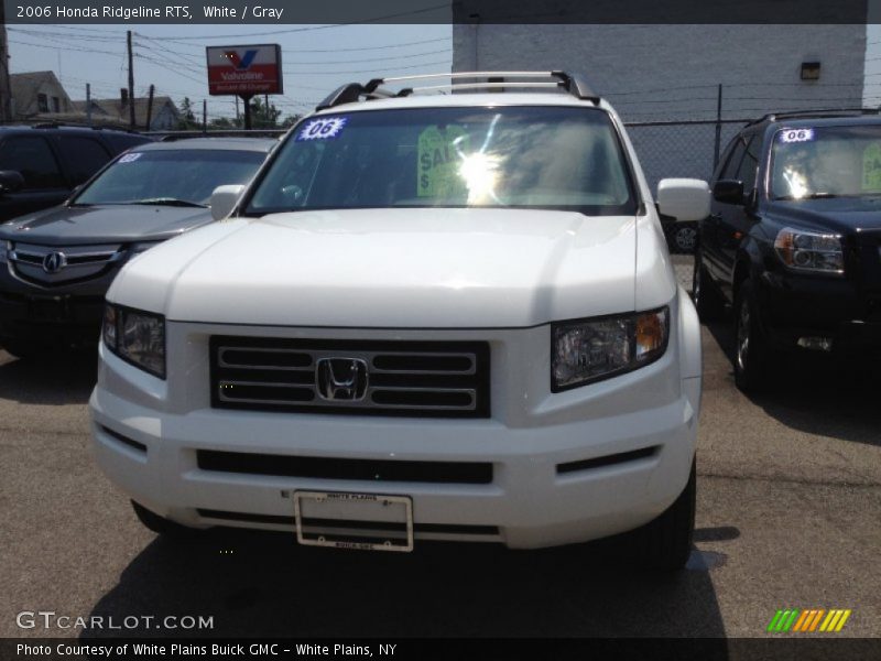 White / Gray 2006 Honda Ridgeline RTS