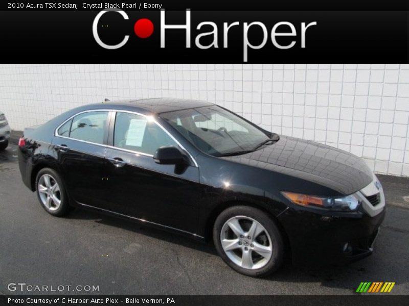 Crystal Black Pearl / Ebony 2010 Acura TSX Sedan