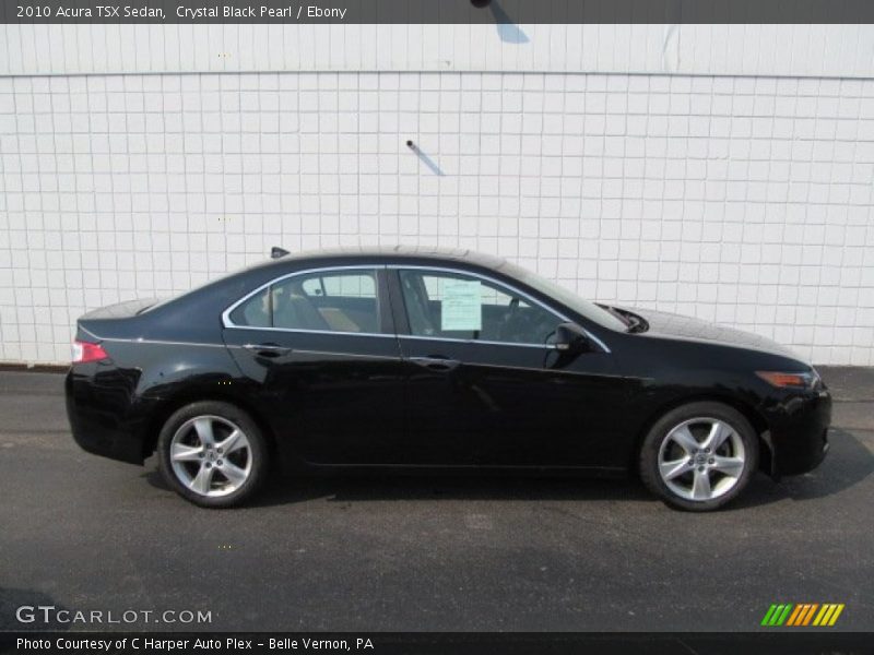 Crystal Black Pearl / Ebony 2010 Acura TSX Sedan