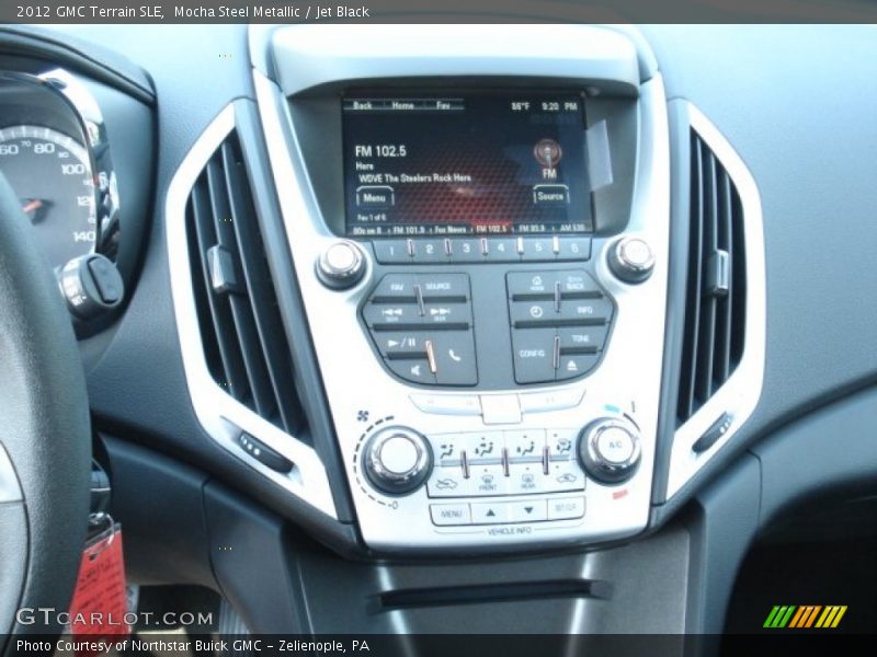 Mocha Steel Metallic / Jet Black 2012 GMC Terrain SLE