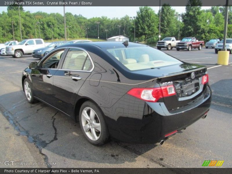 Crystal Black Pearl / Ebony 2010 Acura TSX Sedan