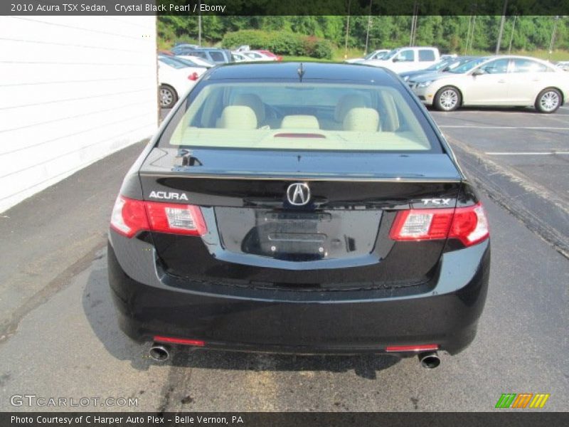 Crystal Black Pearl / Ebony 2010 Acura TSX Sedan