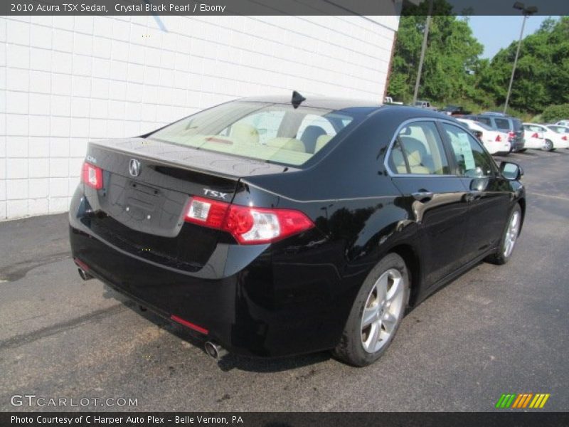 Crystal Black Pearl / Ebony 2010 Acura TSX Sedan