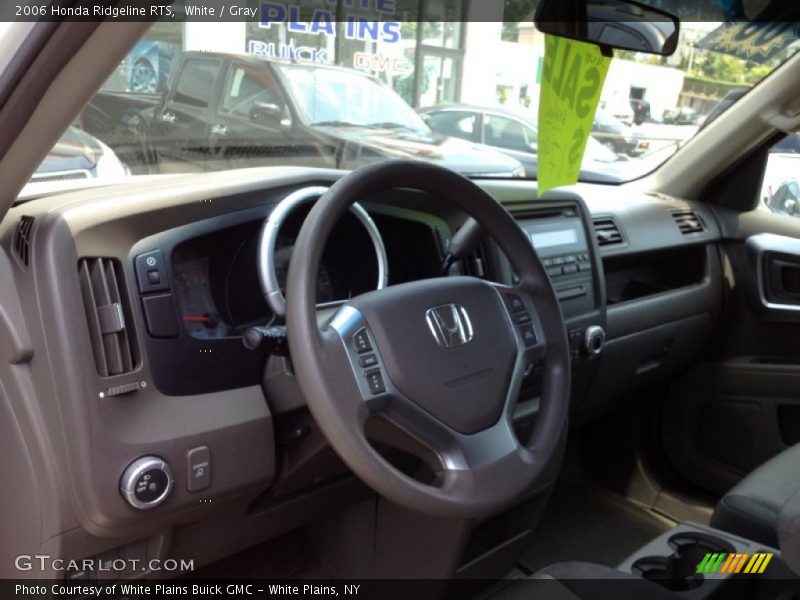 White / Gray 2006 Honda Ridgeline RTS