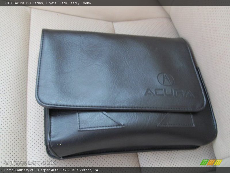 Crystal Black Pearl / Ebony 2010 Acura TSX Sedan
