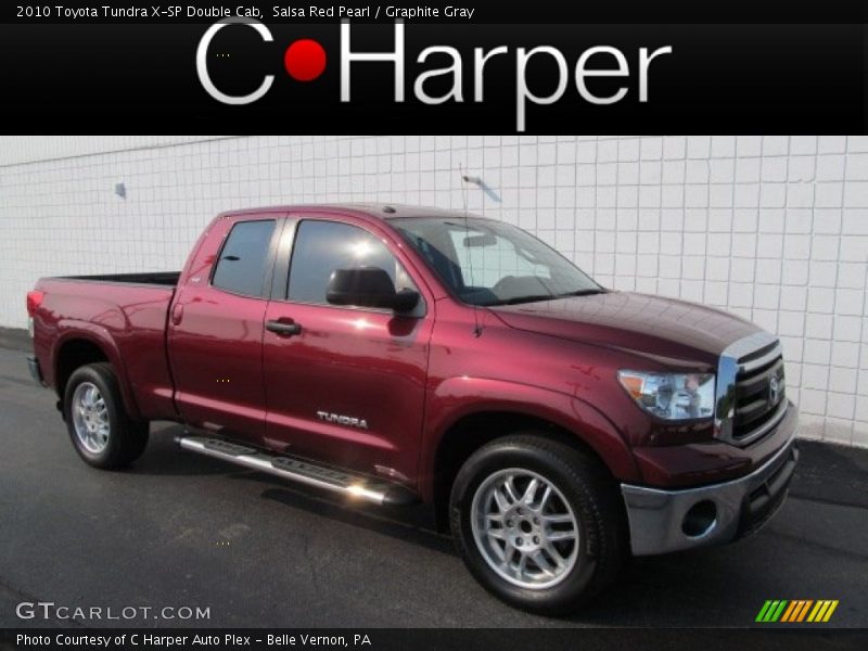 Salsa Red Pearl / Graphite Gray 2010 Toyota Tundra X-SP Double Cab