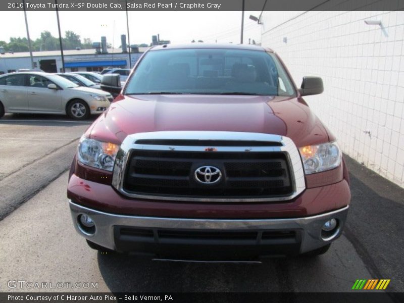 Salsa Red Pearl / Graphite Gray 2010 Toyota Tundra X-SP Double Cab