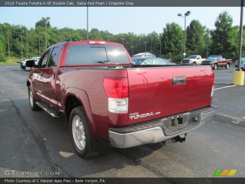 Salsa Red Pearl / Graphite Gray 2010 Toyota Tundra X-SP Double Cab