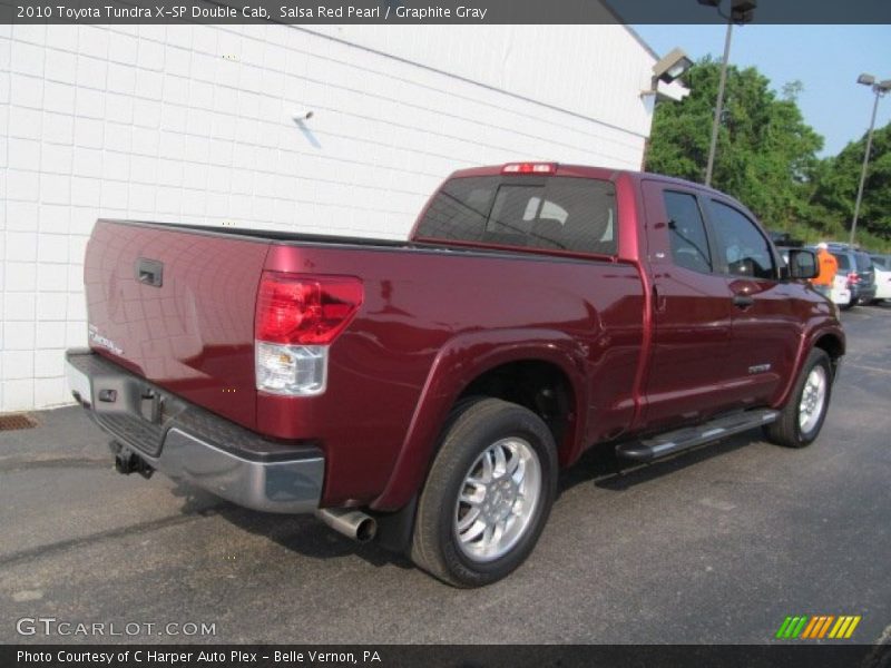 Salsa Red Pearl / Graphite Gray 2010 Toyota Tundra X-SP Double Cab