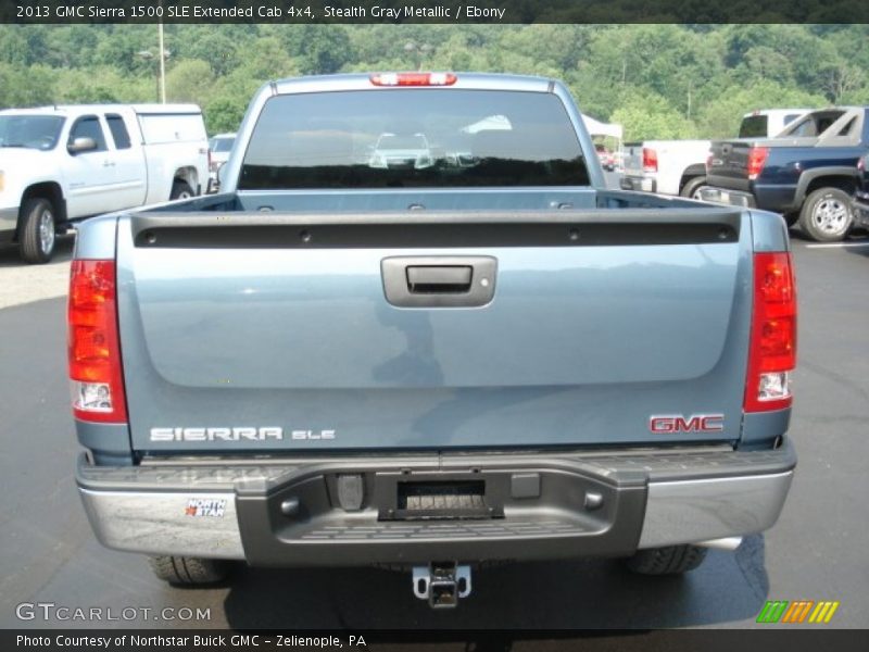 Stealth Gray Metallic / Ebony 2013 GMC Sierra 1500 SLE Extended Cab 4x4