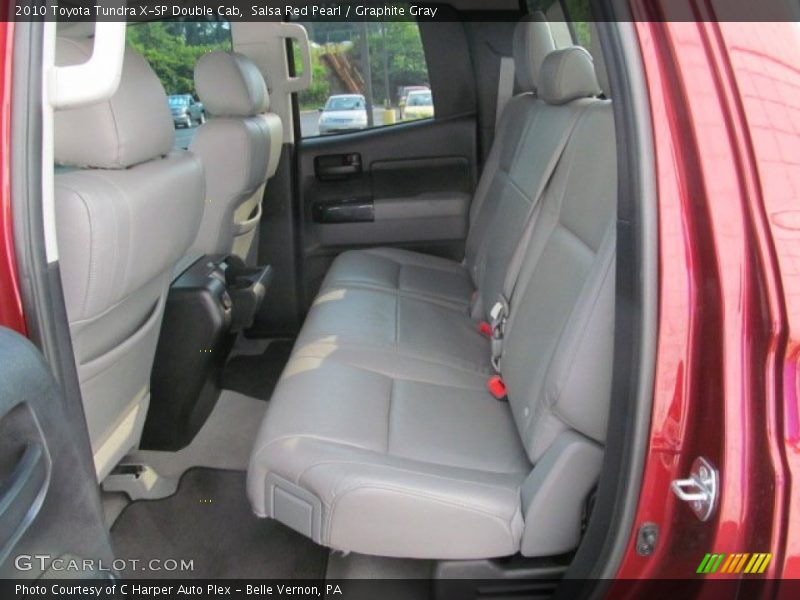 Rear Seat of 2010 Tundra X-SP Double Cab