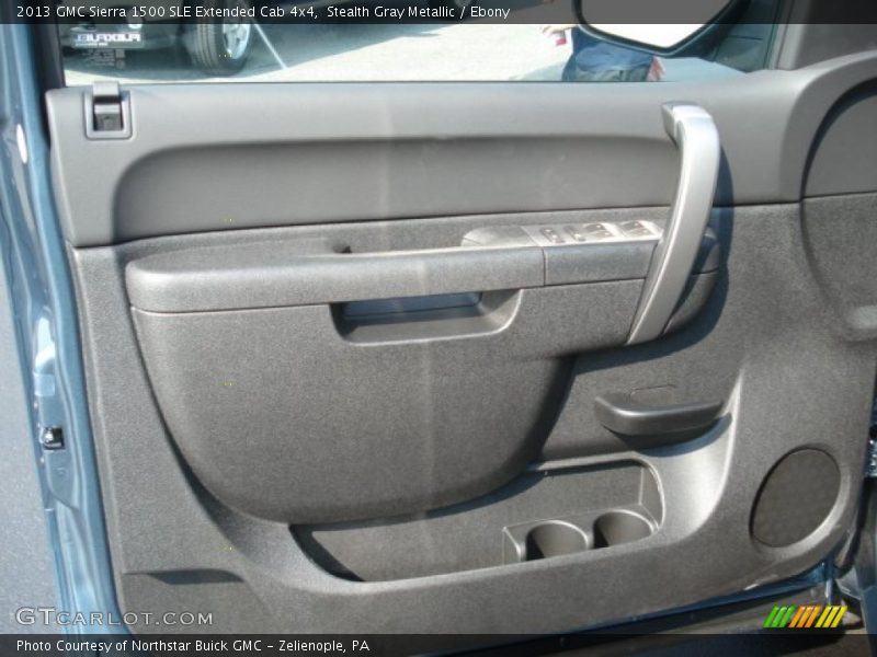 Stealth Gray Metallic / Ebony 2013 GMC Sierra 1500 SLE Extended Cab 4x4