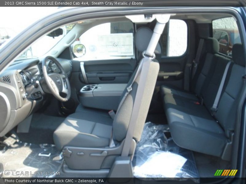 Stealth Gray Metallic / Ebony 2013 GMC Sierra 1500 SLE Extended Cab 4x4