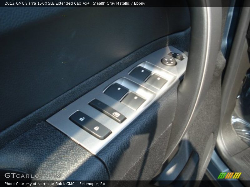 Stealth Gray Metallic / Ebony 2013 GMC Sierra 1500 SLE Extended Cab 4x4