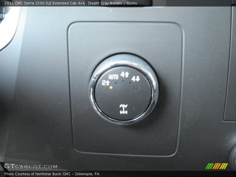 Stealth Gray Metallic / Ebony 2013 GMC Sierra 1500 SLE Extended Cab 4x4