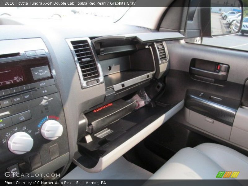 Salsa Red Pearl / Graphite Gray 2010 Toyota Tundra X-SP Double Cab