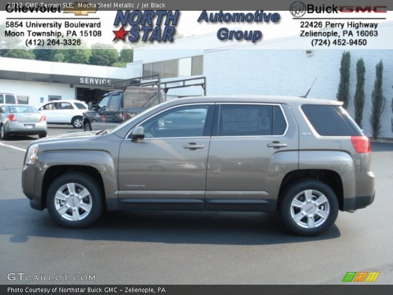 Mocha Steel Metallic / Jet Black 2012 GMC Terrain SLE