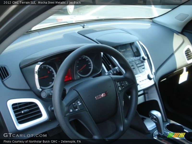 Mocha Steel Metallic / Jet Black 2012 GMC Terrain SLE