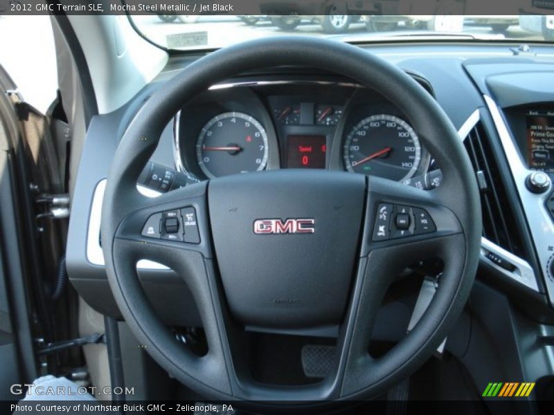 Mocha Steel Metallic / Jet Black 2012 GMC Terrain SLE
