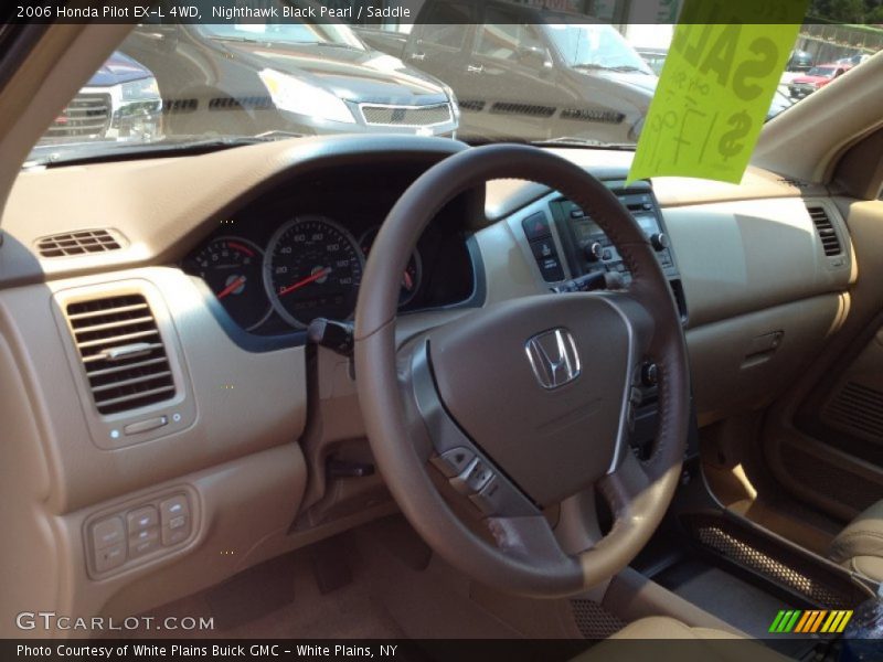 Nighthawk Black Pearl / Saddle 2006 Honda Pilot EX-L 4WD