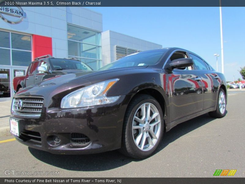 Crimson Black / Charcoal 2010 Nissan Maxima 3.5 S