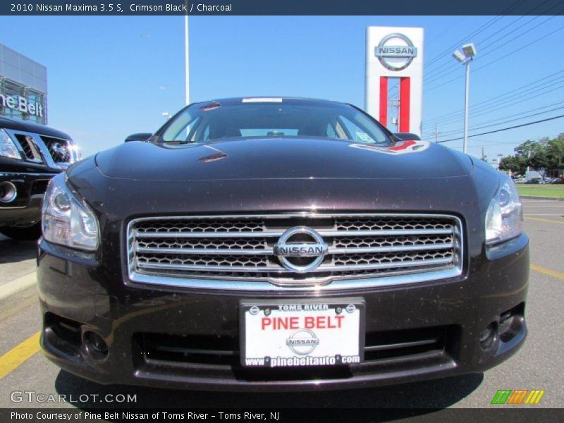Crimson Black / Charcoal 2010 Nissan Maxima 3.5 S