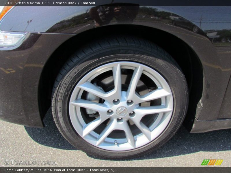 Crimson Black / Charcoal 2010 Nissan Maxima 3.5 S