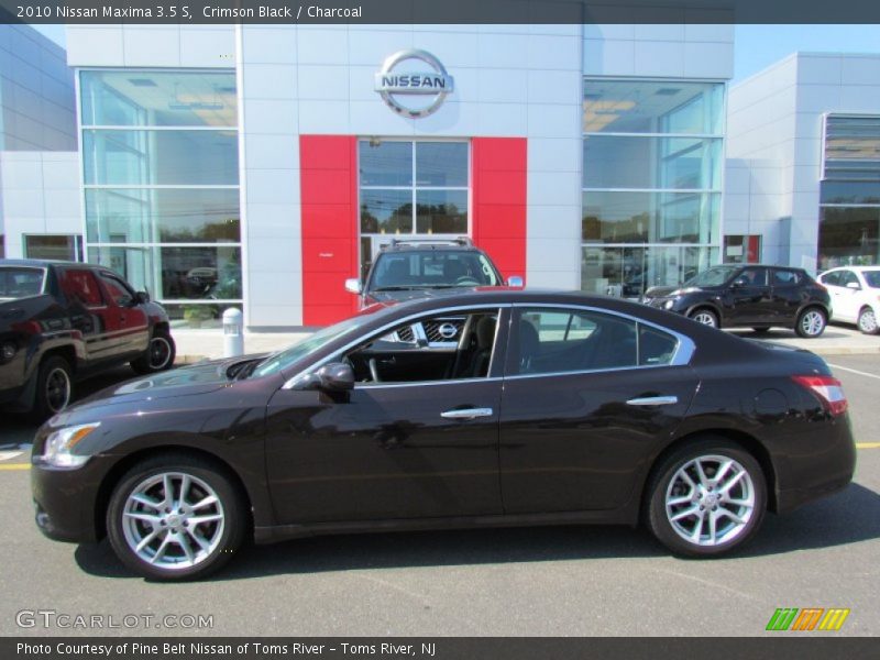Crimson Black / Charcoal 2010 Nissan Maxima 3.5 S