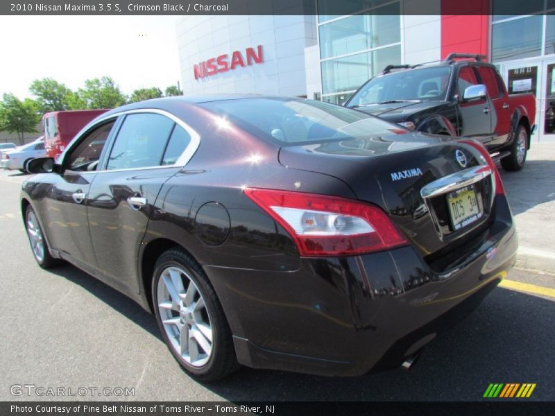 Crimson Black / Charcoal 2010 Nissan Maxima 3.5 S
