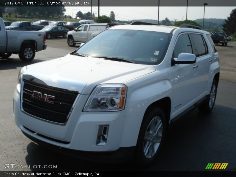 Olympic White / Jet Black 2012 GMC Terrain SLE