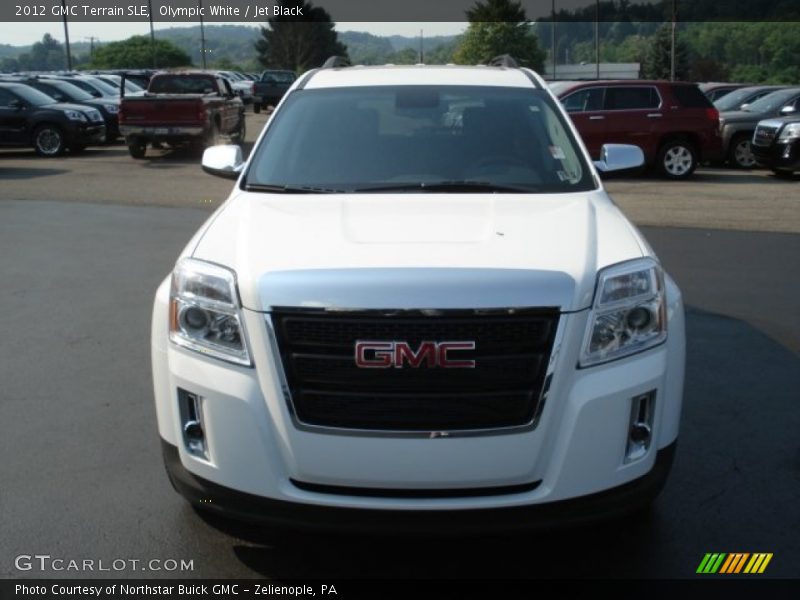 Olympic White / Jet Black 2012 GMC Terrain SLE