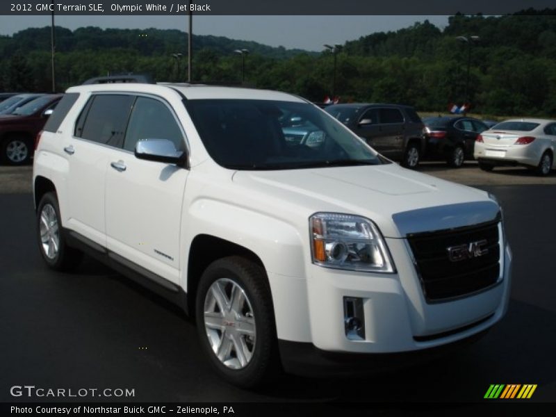Olympic White / Jet Black 2012 GMC Terrain SLE