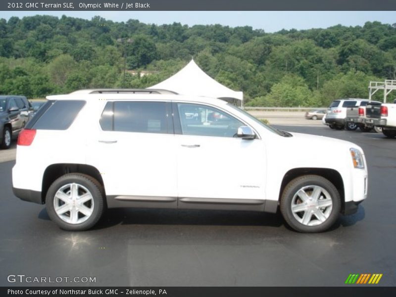 Olympic White / Jet Black 2012 GMC Terrain SLE