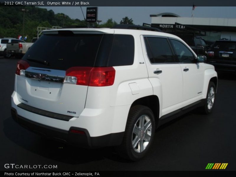 Olympic White / Jet Black 2012 GMC Terrain SLE