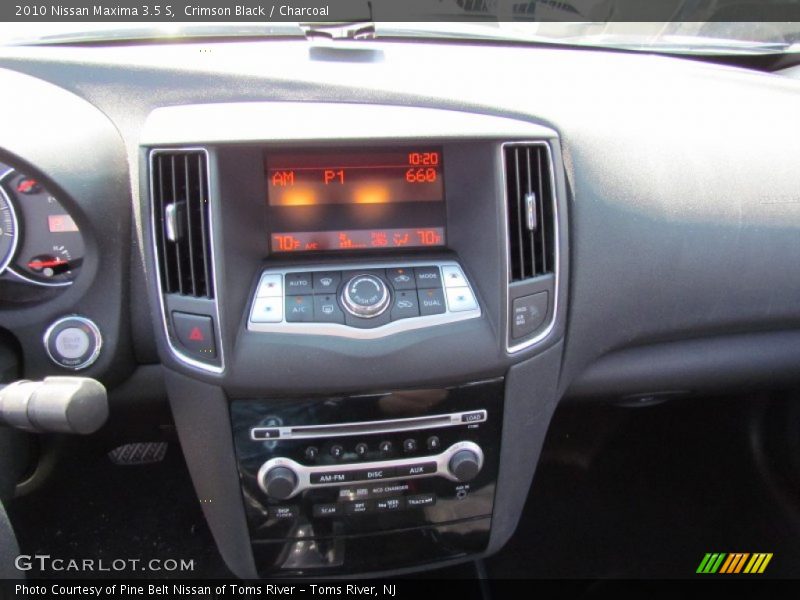 Crimson Black / Charcoal 2010 Nissan Maxima 3.5 S