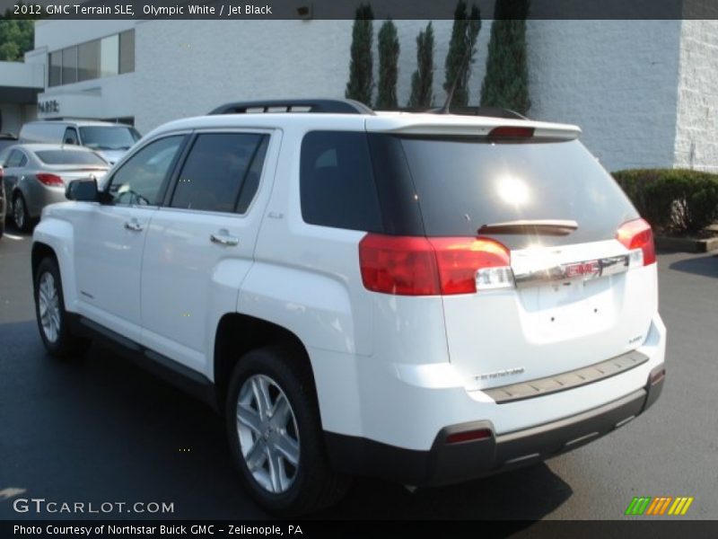 Olympic White / Jet Black 2012 GMC Terrain SLE