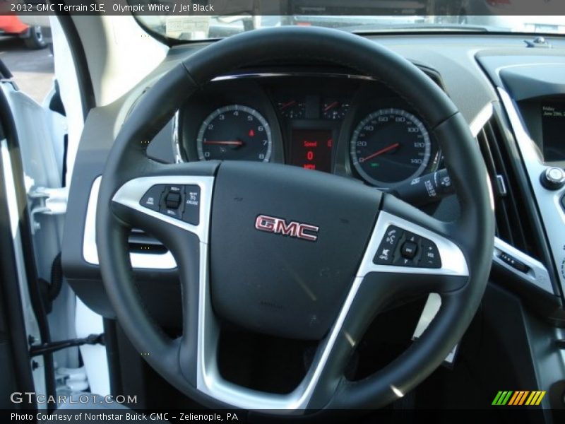 Olympic White / Jet Black 2012 GMC Terrain SLE