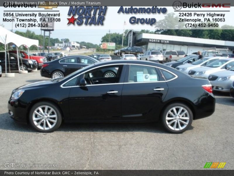 Black Onyx / Medium Titanium 2012 Buick Verano FWD