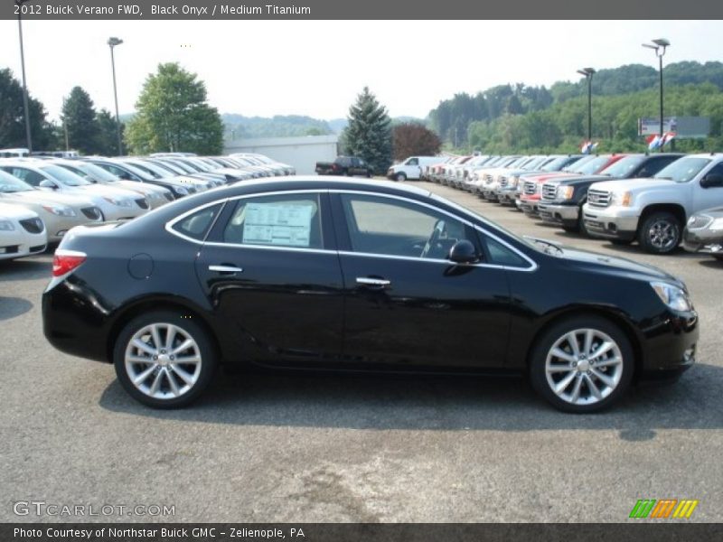 Black Onyx / Medium Titanium 2012 Buick Verano FWD
