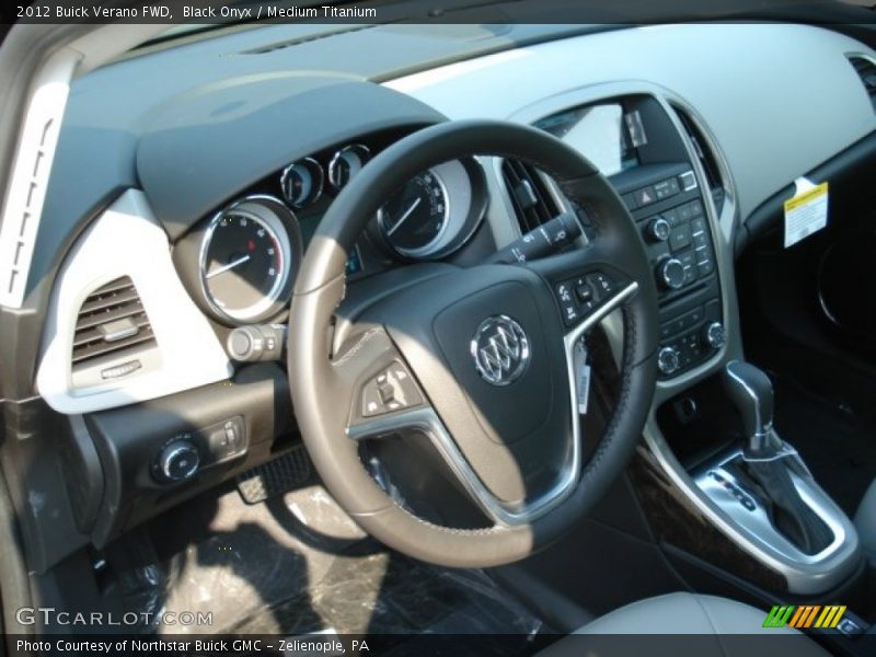 Black Onyx / Medium Titanium 2012 Buick Verano FWD