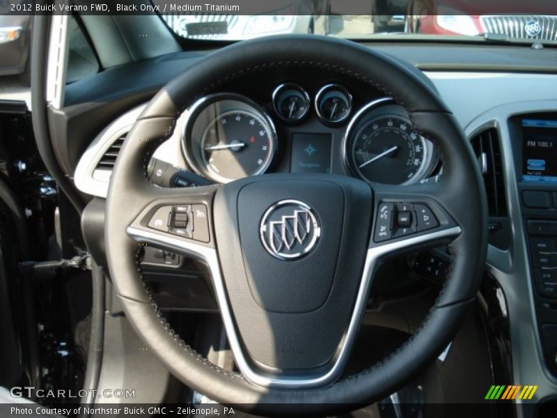 Black Onyx / Medium Titanium 2012 Buick Verano FWD
