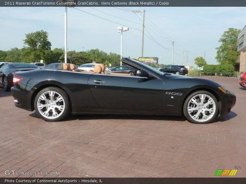 Nero Carbonio (Black Metallic) / Cuoio 2011 Maserati GranTurismo Convertible GranCabrio