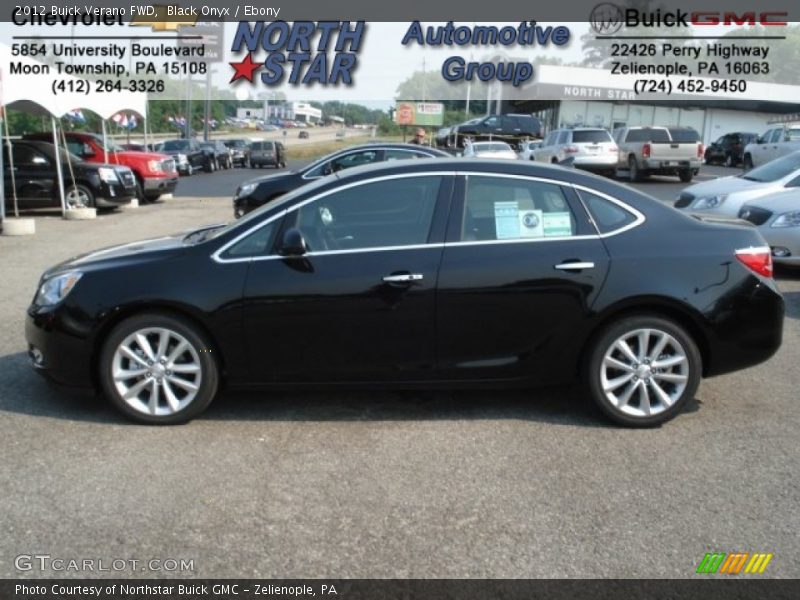 Black Onyx / Ebony 2012 Buick Verano FWD