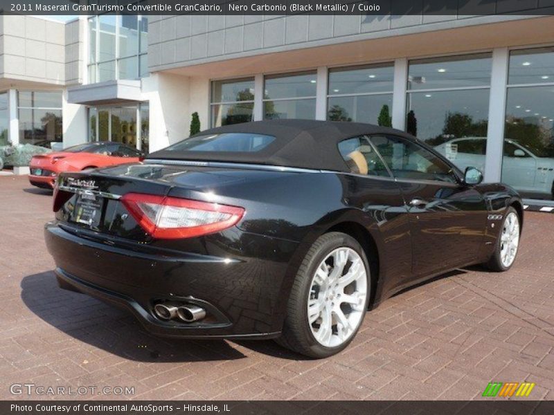 Nero Carbonio (Black Metallic) / Cuoio 2011 Maserati GranTurismo Convertible GranCabrio