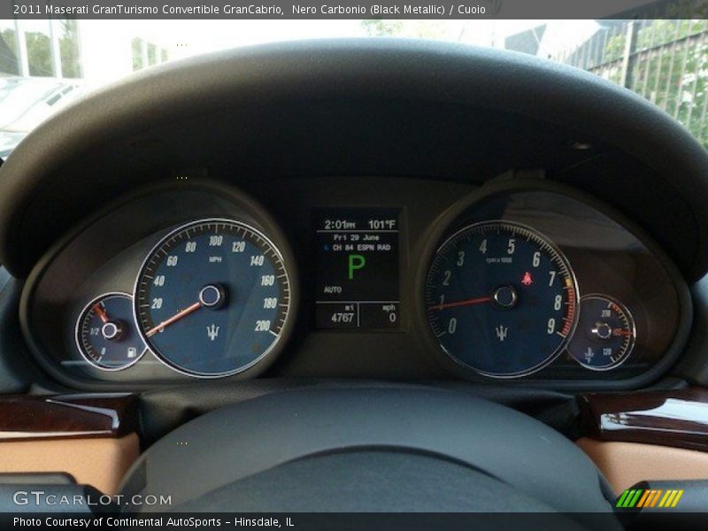  2011 GranTurismo Convertible GranCabrio GranCabrio Gauges