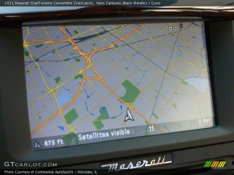 Navigation of 2011 GranTurismo Convertible GranCabrio
