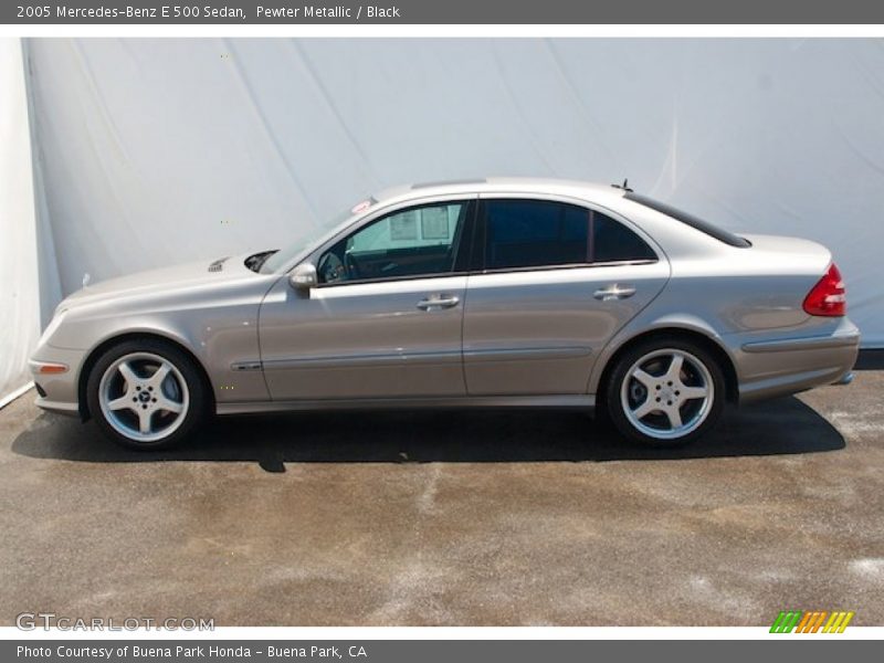 Pewter Metallic / Black 2005 Mercedes-Benz E 500 Sedan